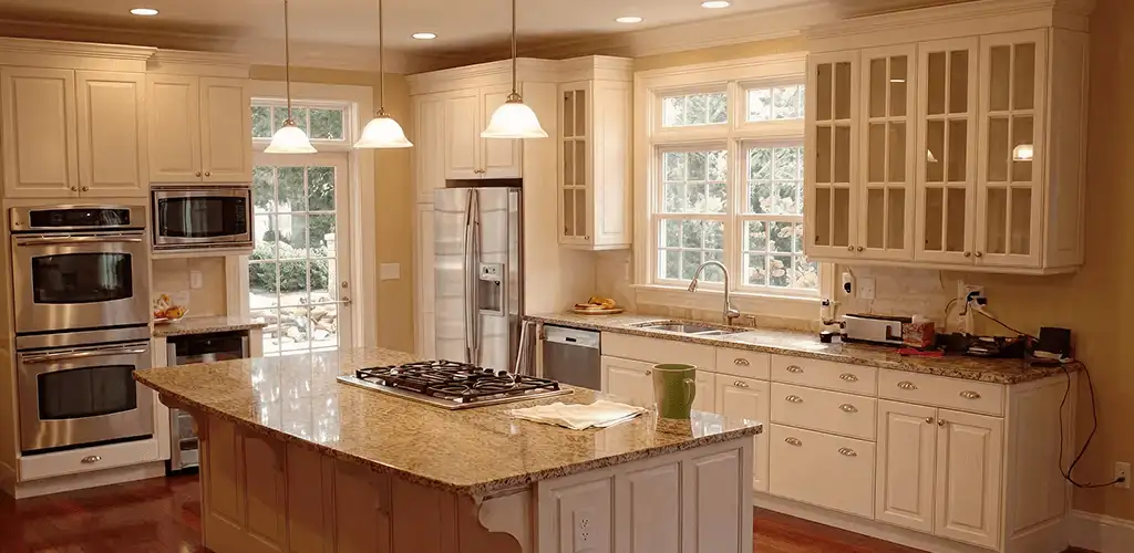 Custom cabinet door installation and kitchen upgrade in Tulsa, OK